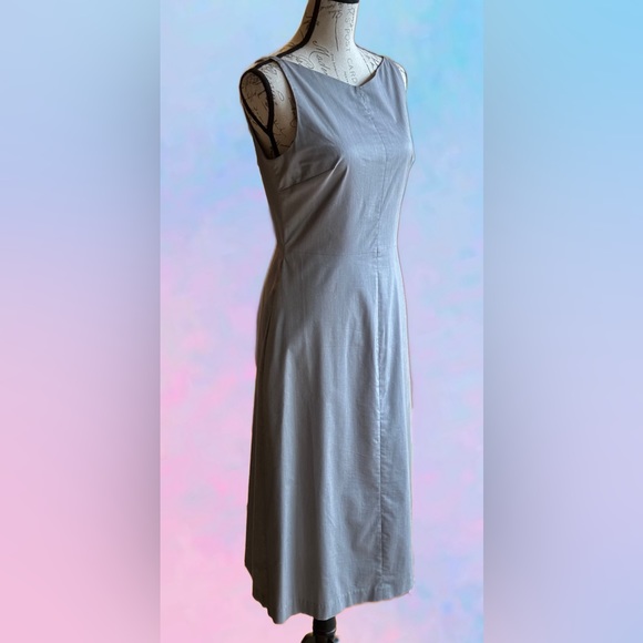 Express Cotton Blend Sleeveless Dress, A-Line, Cinched Bodice, Like New (8) - Picture 5 of 11